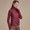 Sporty Warm Windproof Slim-Fit Down Jacket with Fleece Lining