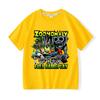 Hot Horror Game Zoonomaly Print Anime Children Unisex Tees Fashion T-shirts for Girls/Boys Cotton Short Sleeve Graphic Costumes