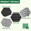 2 Pack 6x3x1FT Galvanized Raised Garden Bed Kit Outdoor Metal Planter Box for Vegetables Bottomless Rectangular Gardening Bed w