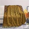 1Pc Muslim Print Flannel Blanket, High quality Comfortable for All Seasons, Home Decor, Warmth and Comfort, Perfect for Christmas Gifts W130