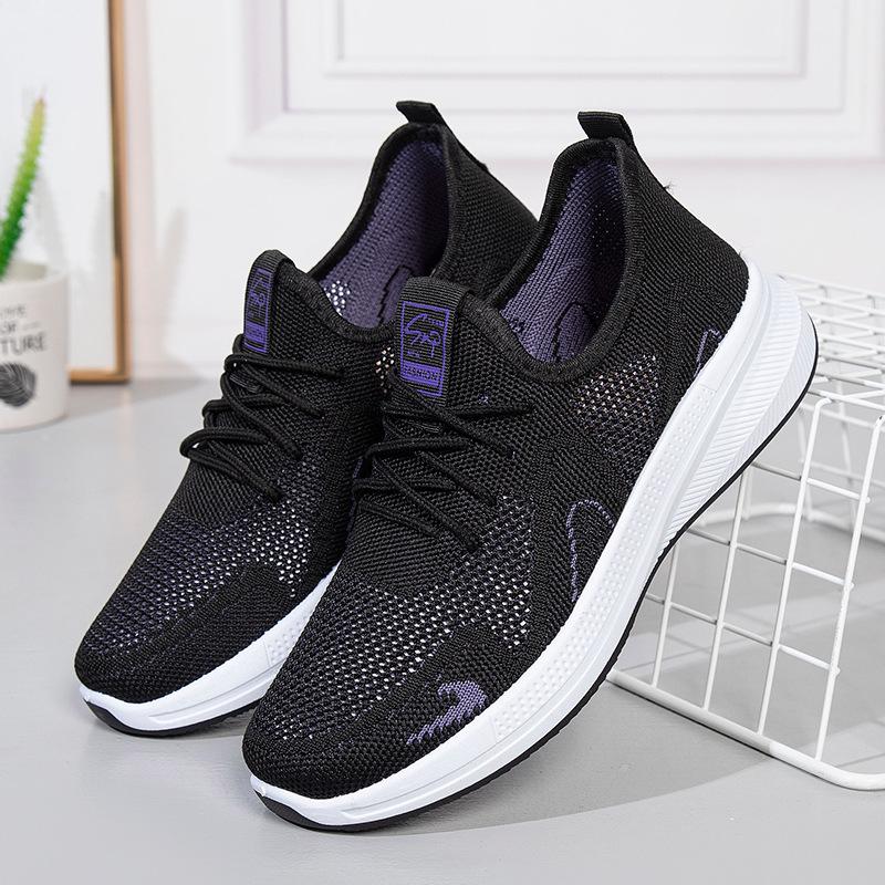 Мода Новый дизайн женские кроссовки 2024 Весна кроссовки женские на шнуровке — фото 6