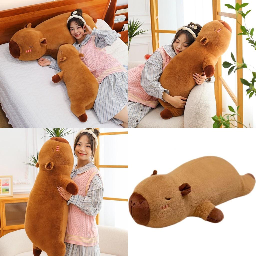 Soft And Huggable Capybara Hugging Pillow For Girls Plush Doll For Comfort Bedtime