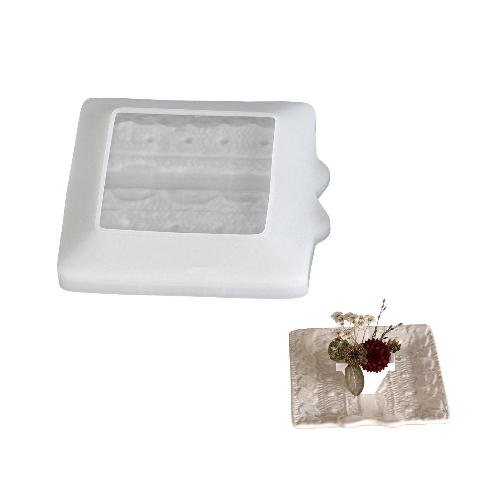 

Decorative Bowknot Embossed Silicone Tray Mould for Resin Craft Jewelry Holder Accessories T1