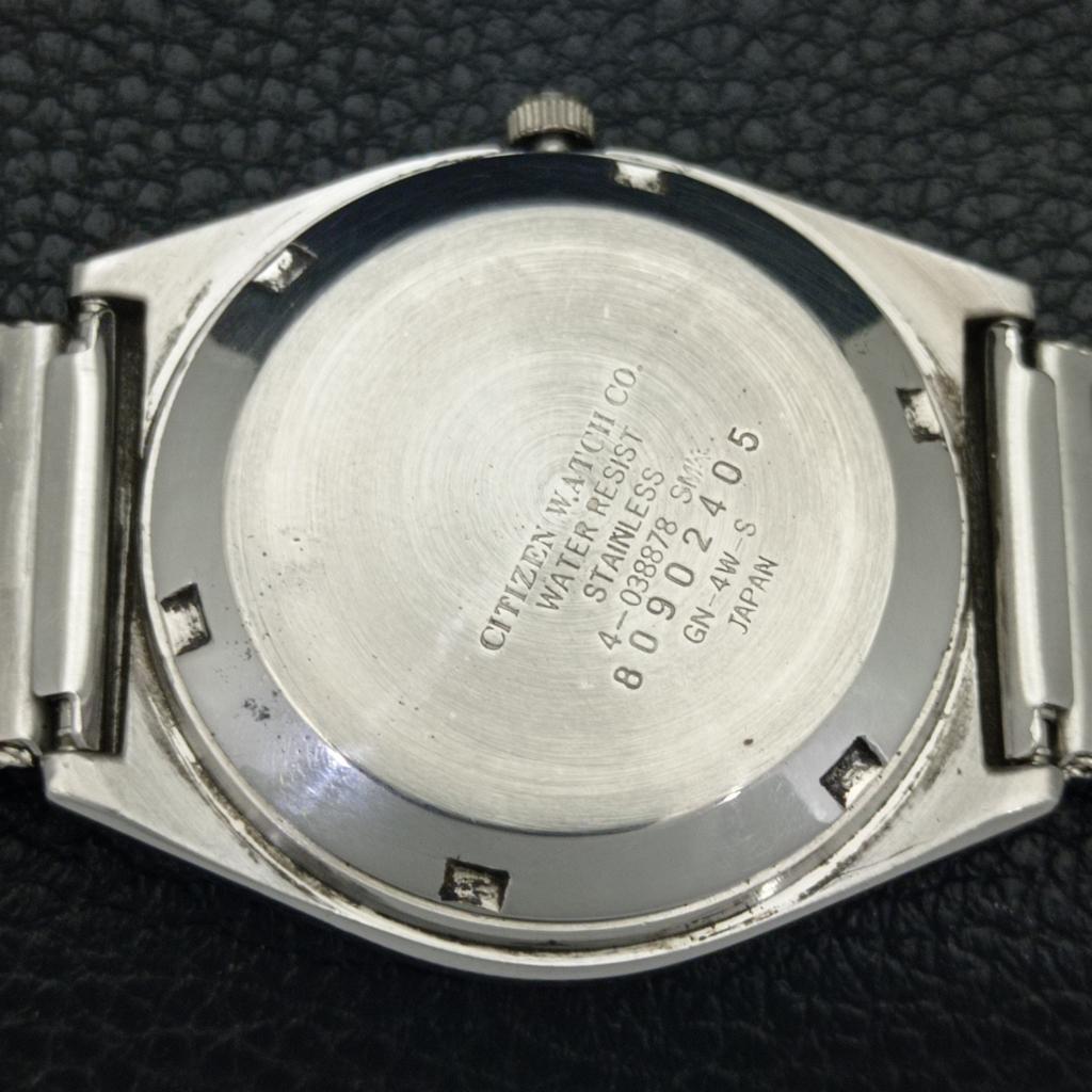 JAPAN VINTAGE CITIZEN AUTOMATIC 8200 MENS ORIGINAL DIAL WATCH A702161-5 R208-a702161