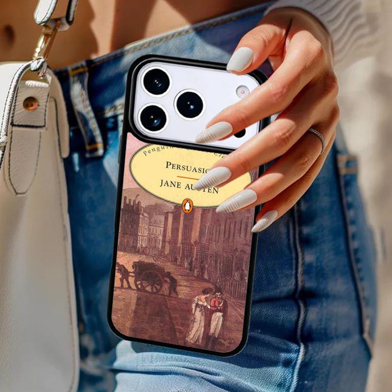 Cover Book Jane Austen Phone Case For iPhone 17 Air 14 15 13 12 Max Cover For Apple 14 15 16 16e 11 Pro Max Plus Coque