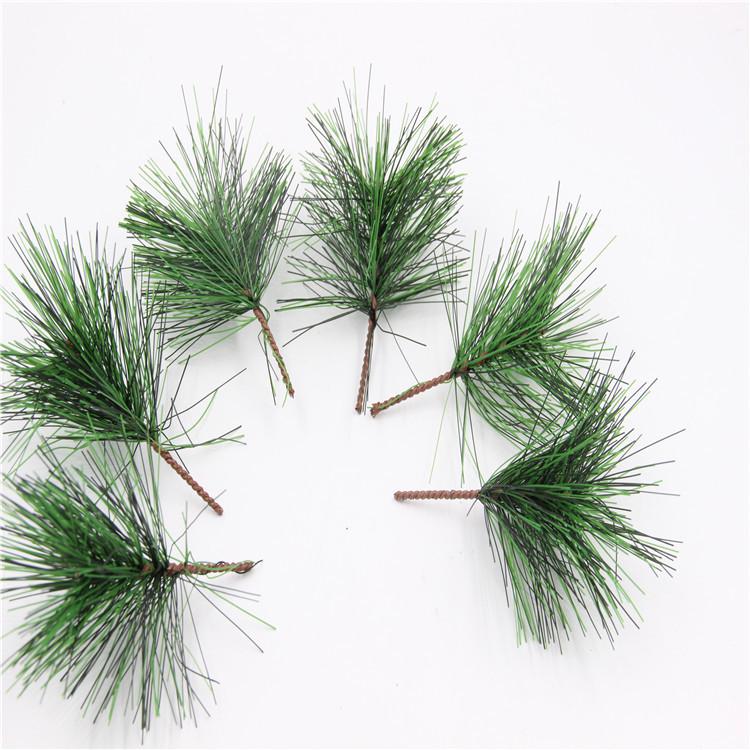 Artificial Pine Needle Greenery & Red Berry Bouquet for Holiday DIY & Gift Packaging
