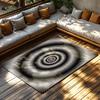 Tuniu Geometric Modern Abstract Eye Floor Carpet Rug Mat Non-Slip Home Decor