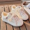 Little white shoes women's spring 2025 new niche original versatile milk fufu with skirt board shoes sports and leisure shoes
