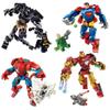 Superhero Series Minifigure Action Figure - Joint Movable Building Block Toy for Kids