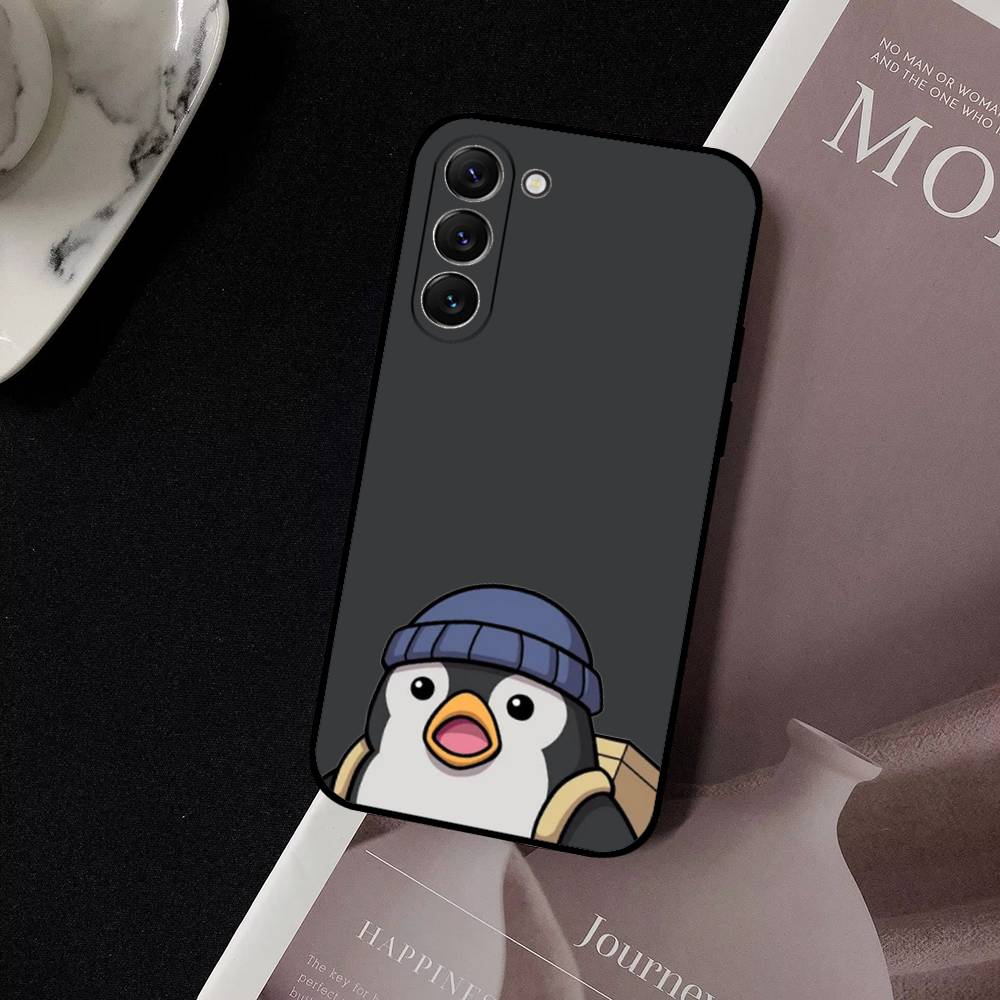 Cute P-Pingu Penguin Phone Case For Samsung Galaxy S21 S22 S23 S24ULTRA S25ULTRA FE Ultra Plus5G A52S S26 Soft Cover
