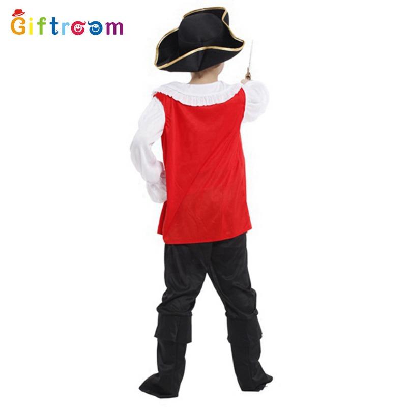 Pirates of the Caribbean Cosplay Costume Handsome Little Pirate Stage Play Performance Costume