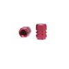 Onior Practical Car Wheel Anti-Theft Tire Valve Caps Aluminum Alloy Valve Caps Set of 4 (Red)