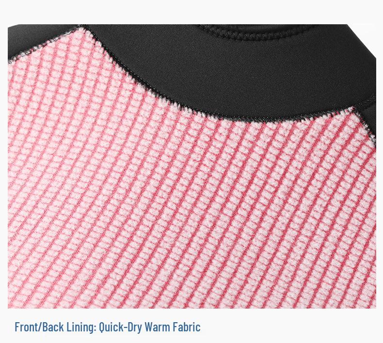 OUZO7mm CR Super Elastic Long Sleeve Wetsuit - Thick, Cold-Proof for Surfing, Free Diving, and Scuba Diving