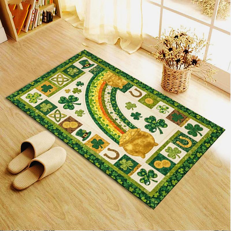2025 New Coins&Rainbows Carpet Rug for Living Room Bedroom Home Sofa Decoration,Kids play Non-slip Floor Mat116