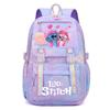 Lilo & Stitch Backpack for Kids Boys Girls, Large Capacity School Bag, Cute Cartoon Daypack, Blue