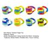 2/4/6Pcs Stress Relief Plastic Twisted Toy Focus Aid Hand Finger Flexibility Training Toy Portable Educational Twisting Loop Fidget Toy