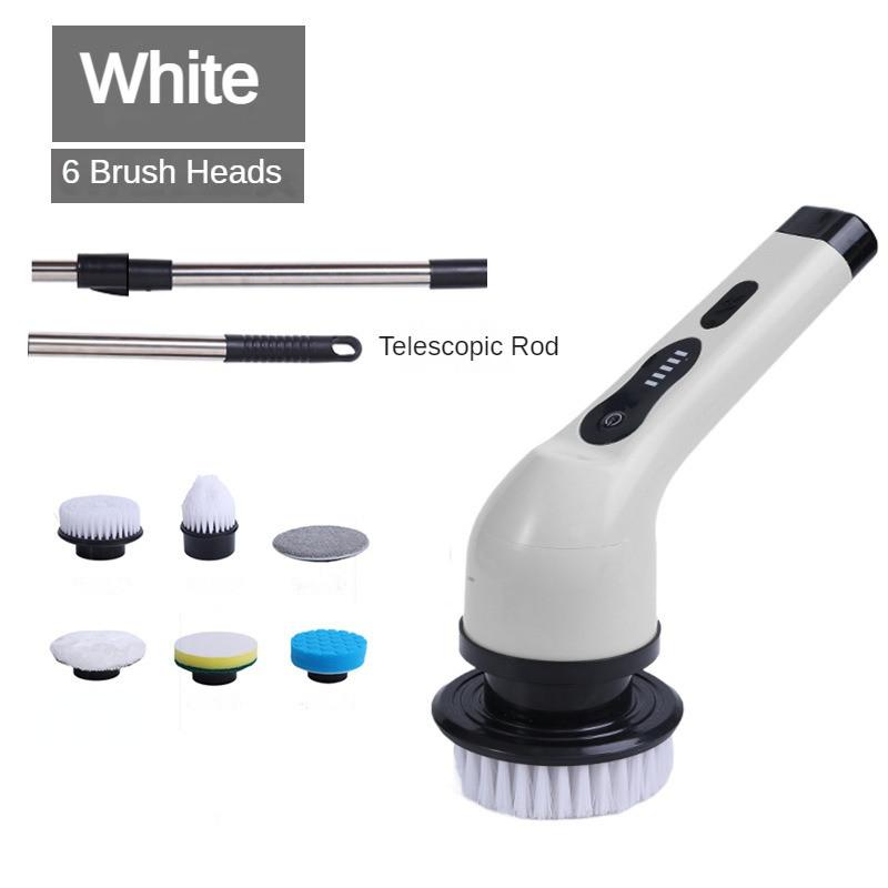 Household Kitchen Spin Scrubber Handheld Powerful Cleaning Tool Multifunctional Wireless Electric Cleaning Brush
