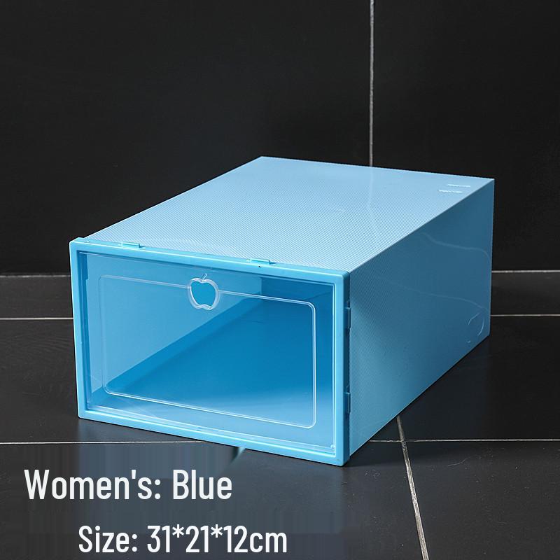 Transparent Flip-Top Shoe Storage Box | Plastic Shoe Rack Organizer