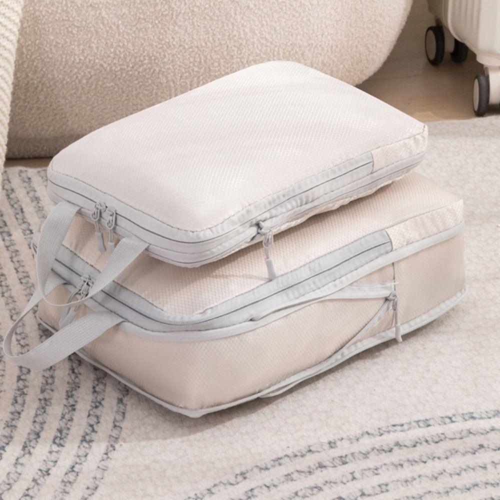 4Pcs Space-saving Luggage Storage Bag Waterproof Travel Bag Suitcase Clothes Organizer  Drawer