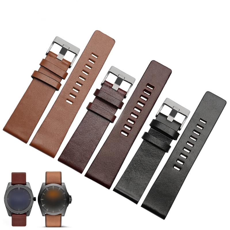 Lederarmband 22 24 26 28 30 mm 32 mm für Diesel-Uhrenarmband, Armbanduhrenband für DZ4343 DZ7293 DZ7333-Uhrenarmband