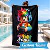 Custom Name Ro-blox Adventure Quests Beach Towel Microfiber Beach Towel, Lightweight and Quick-Dry, for Summer Travel, Swimming Pool Gift