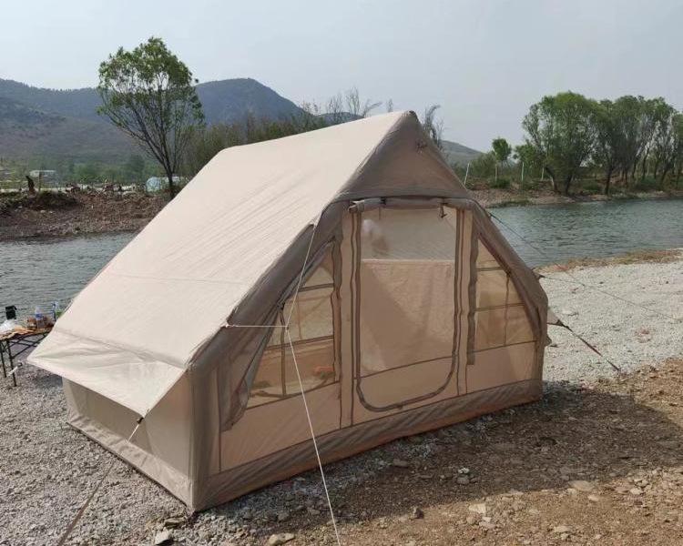 6.3 Sqm Inflatable Tent: Rainproof, Sunproof, Portable for Outdoor Camping & Picnics.