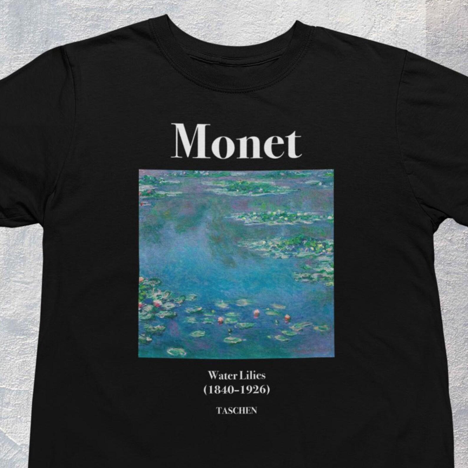 Water Lilies T shirt by Claude Monet - Art - Painting - Painter - Artsy - Art Lover 2XL