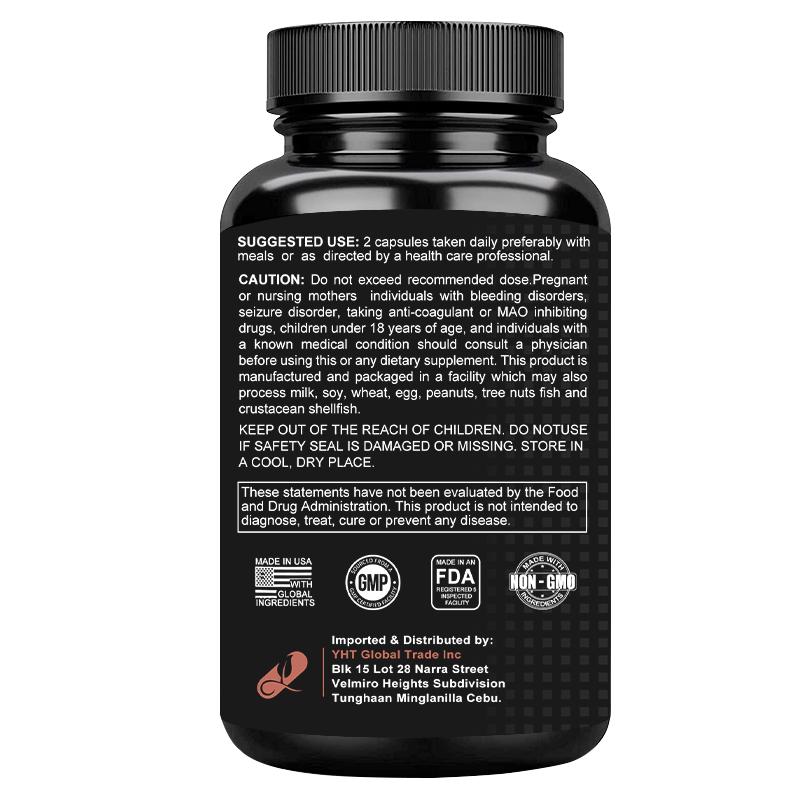 BCUELOV L-Arginine PRO Dietary Supplement 120 Capsules
