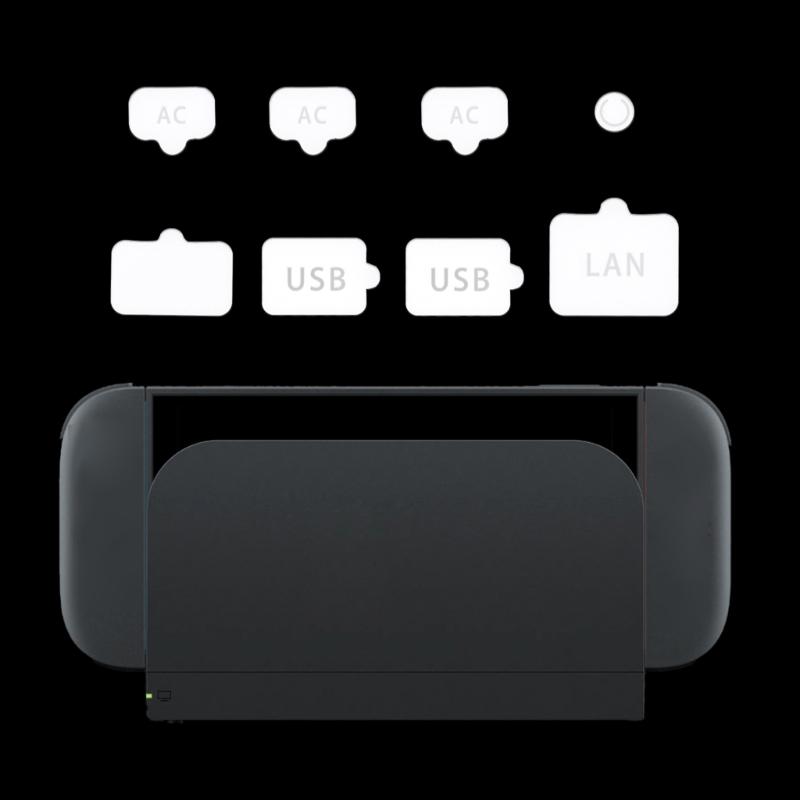 8Pcs Game Consoles Protective Silicone Plugs Dustproof Silicone Dust Plugs Set Not Scratch Design for Console 2 Consoles