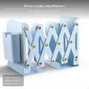 Expandable Metal Bookend, Adjustable Desktop Book Rack, Organizer with Pen Holder, Office &