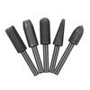 5Pcs Grinding Head, High-Strength Carbon Steel Rasp Set with Sharp Edges, for Wood Polishing Deburring And Hole Expansion