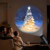 Adjustable Angle Projector Christmas Halloween Projector, 3/6/10 Festive Scenes, 5D Holographic Night Light Family Party Decoration Flexible Gooseneck
