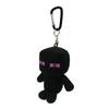 K Company Minecraft Enderman Mascot with Carabiner, MCT-KM-EM, H8 X W4 X D5.4cm