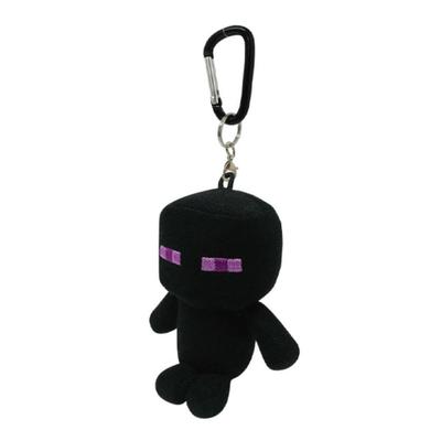Minecraft Enderman Mascot with Carabiner, MCT-KM-EM, H8 X W4 X D5.4cm