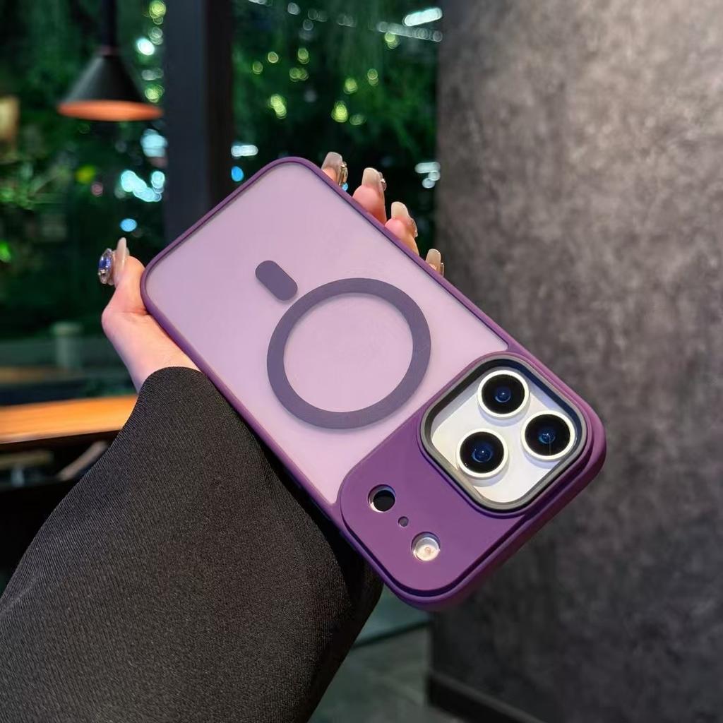 Matte Translucent Phone Case for For Iphone 17 Air 16 15 14 Plus 13 12 Pro Max for Magsafe Wireless Charge Shockproof Cover