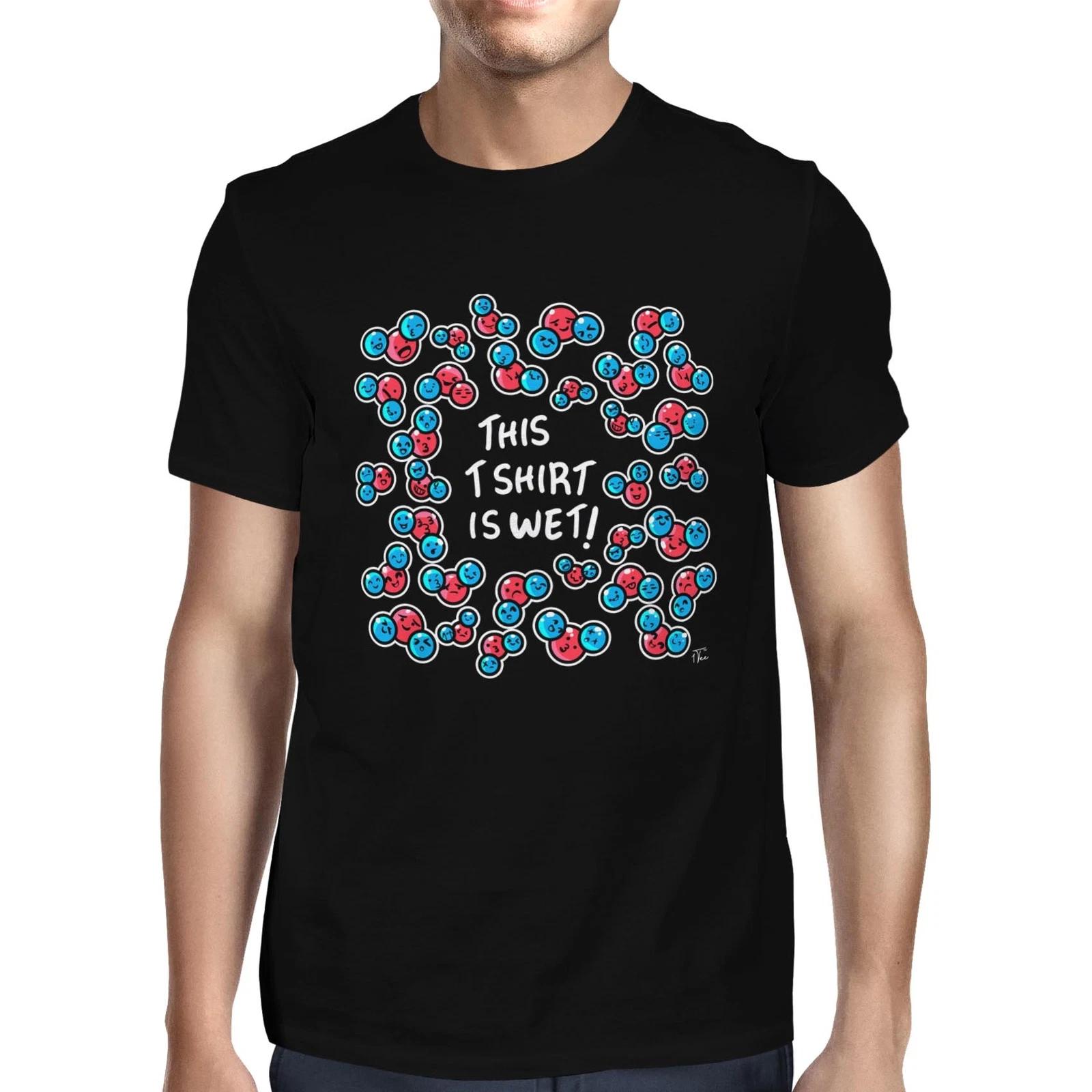 1Tee Mens This Is A Wet T-Shirt Chemistry Science T-Shirt L