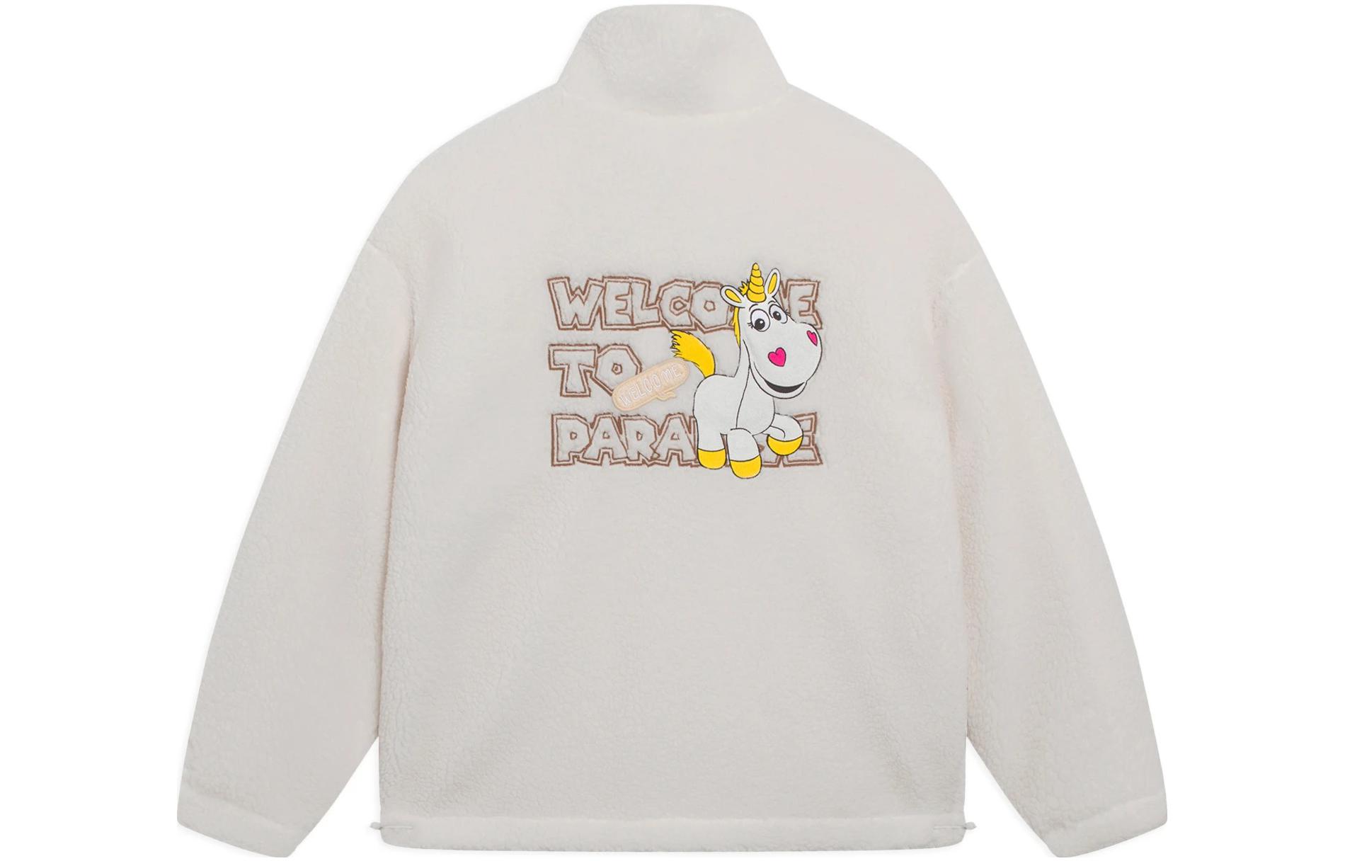 Li Ning Disney Velvet Jackets Women s Ecru Stand Collar Moderate AFDSC58-2 XL