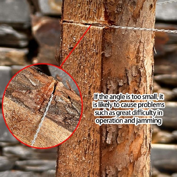 Emergency Steel Wire Handsaw Twin Pack Outdoor Cutting Tool For Campfires Preparation And Trail Maintenance