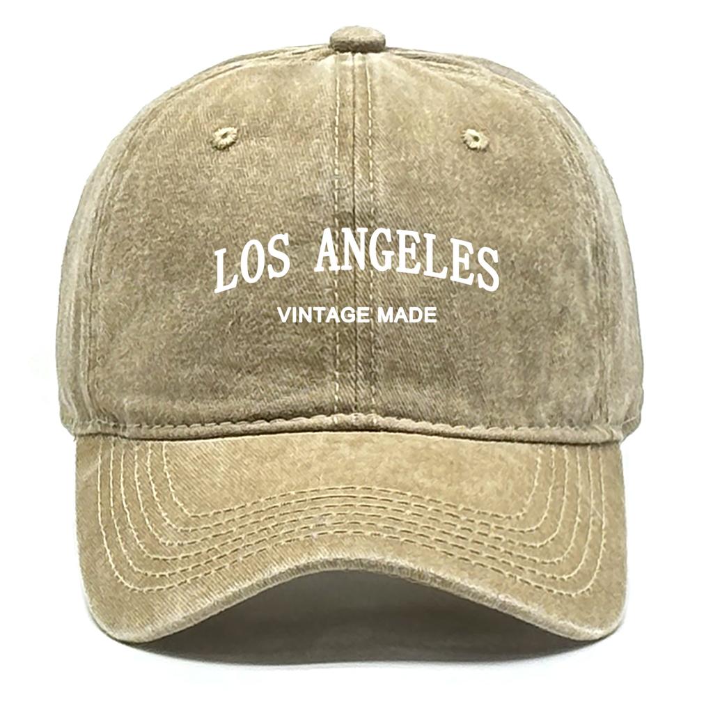 LOS ANGELES Print Unisex Adjustable Caps Hats For Man Inelastic Lightweight Snapback Sun Hat Ideal Choice For Outdoor Sports
