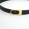 Retro Snap Button Thin Belt Personalized Button Head Simple Jeans Dress Decoration