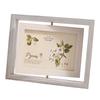 Double Sided Photo Frame 6 Inches Multiple Angles View 360 Degree Rotating Frame For Easy Photo Switching And Styling
