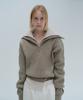 Daiaegeuneol Sailor Half Zip Up Knit (Brown)