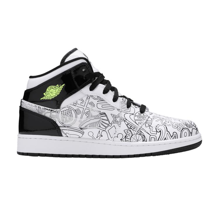 Air Jordan 1 Mid SE GS DIY 36.5
