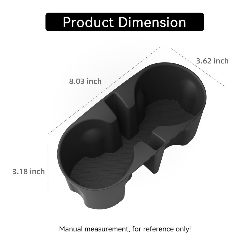 For Chevy Chevrolet Colorado 2025-2025 Central Console Water Cup Holder Drinks Holder Storage Box Car Interior Accessories Black