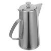 1.5L Stainless Steel Cold Water Jug Kitchen Pitcher Ergonomic Handle Drip-Free Spout Multipurpose Beverage Pot for Home and