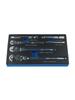 6PC 72 Tooth Ratchet Wrench Set for Flex Head Includes 1/4 3/8 1/2 Inch Drives Designed for Accessing Tight Spaces Easily