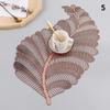 Leaf Hollow Oil Water Resistant Nordic Non-slip Kitchen Placemat Coaster Insulation Pad Dish Coffee Table Mat Home Decor