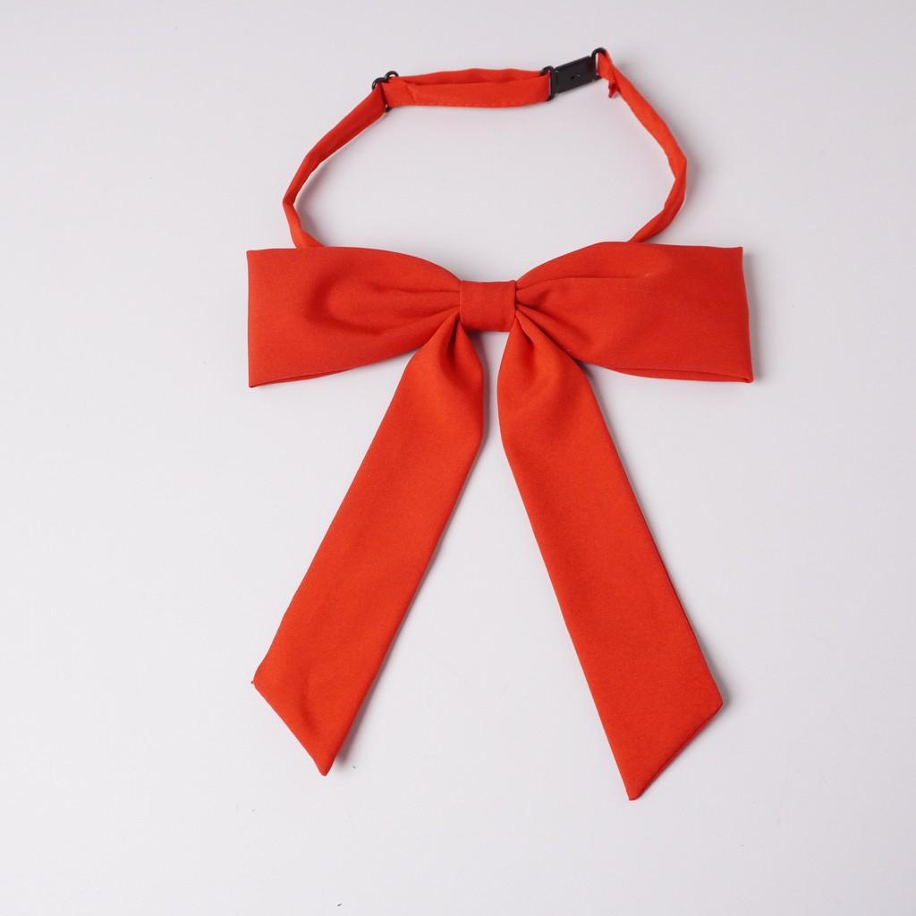 Jk Series Girl School Uniform Bow Tie With Satin Material For Graduation And Casual Wear
