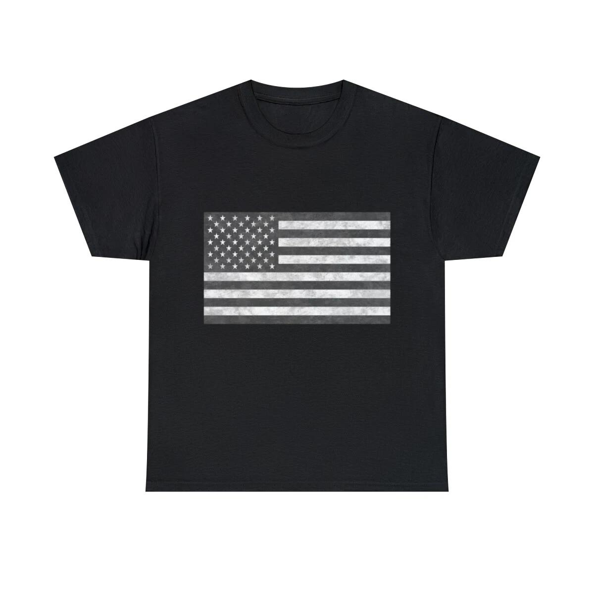 Tactical USA Flag Retro Graphic Tee Shirt, S-5XL 2XL