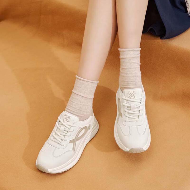 BASTO Women s Retro Sporty Thick-Soled Sneakers 37